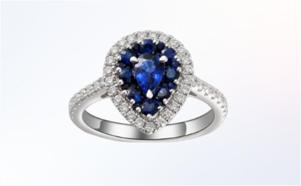 Bezel Sapphire Rings