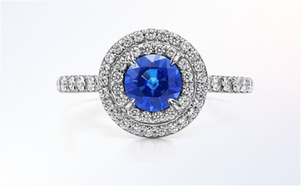 Round Sapphire Rings