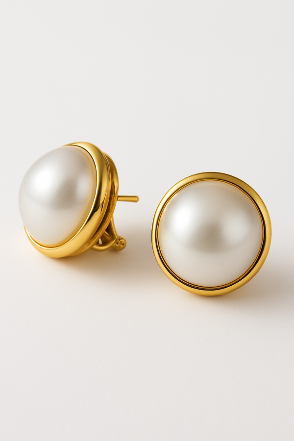 Mabe Pearl Earrings
