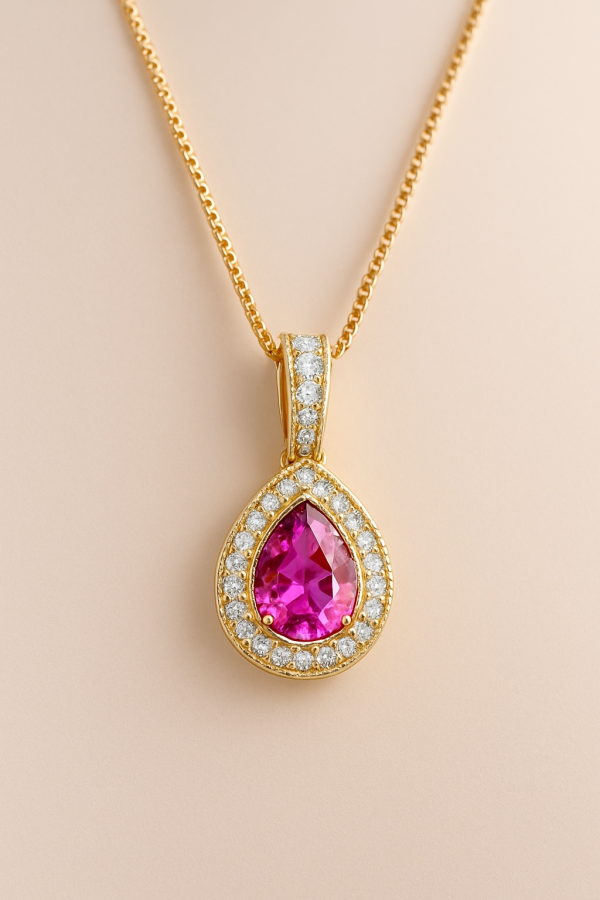 Blush Royale Tourmaline Pendant