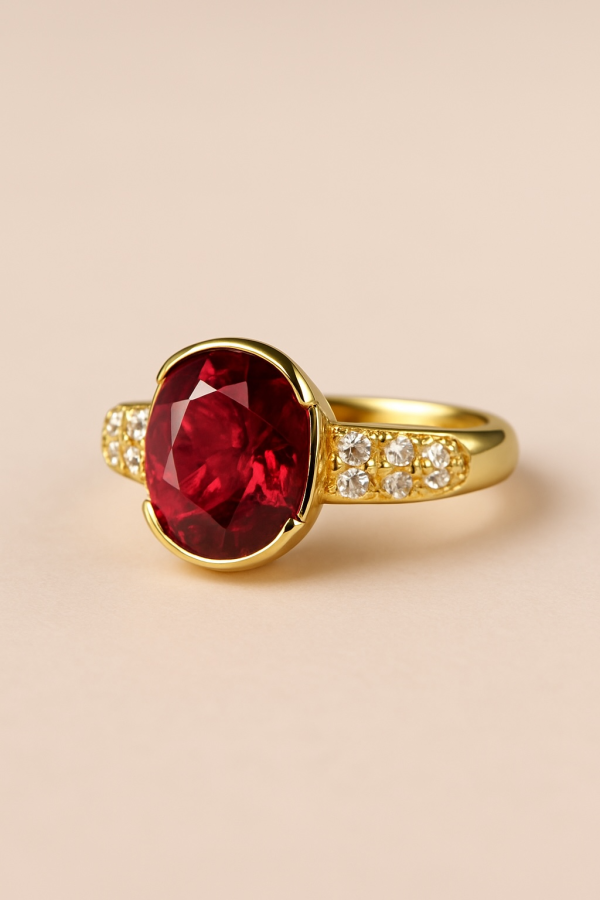 Tourmaline Diamond Ring