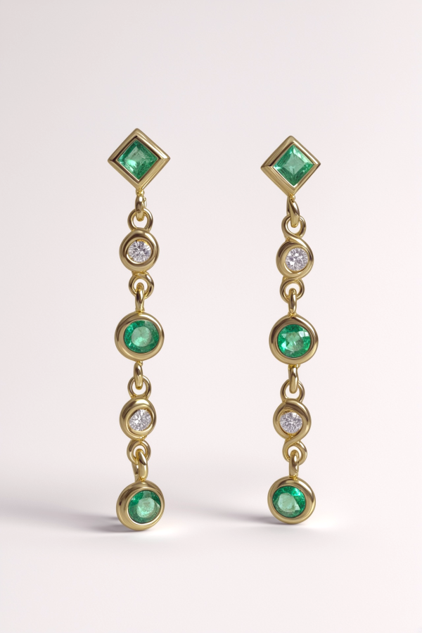 Emerald Earrings