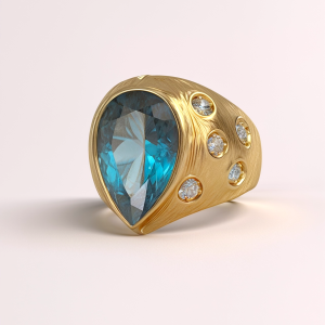 Celestial Drop Ring