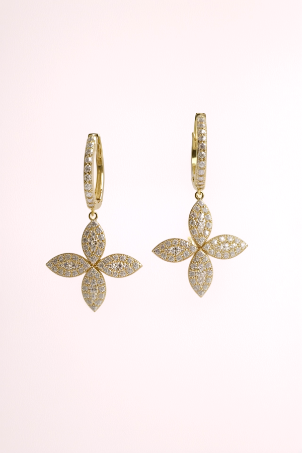 Fleur d'oR Diamond Earrings