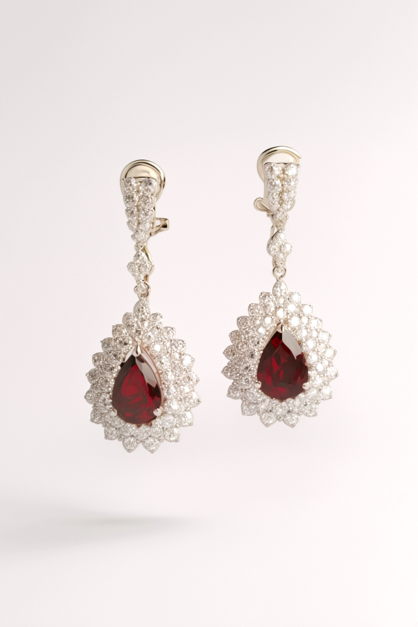 Crimson Earrings