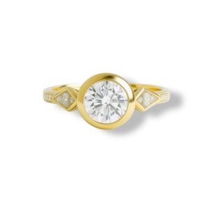 Lily Halo Engagement Ring