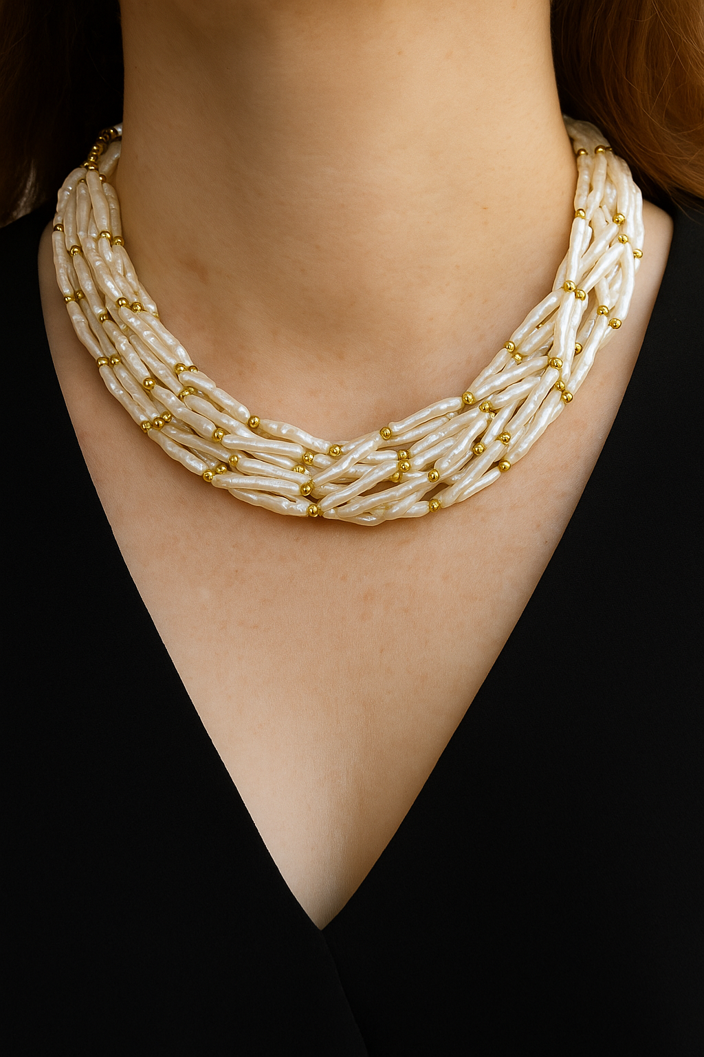 pearl necklace Aurora Mare Necklace