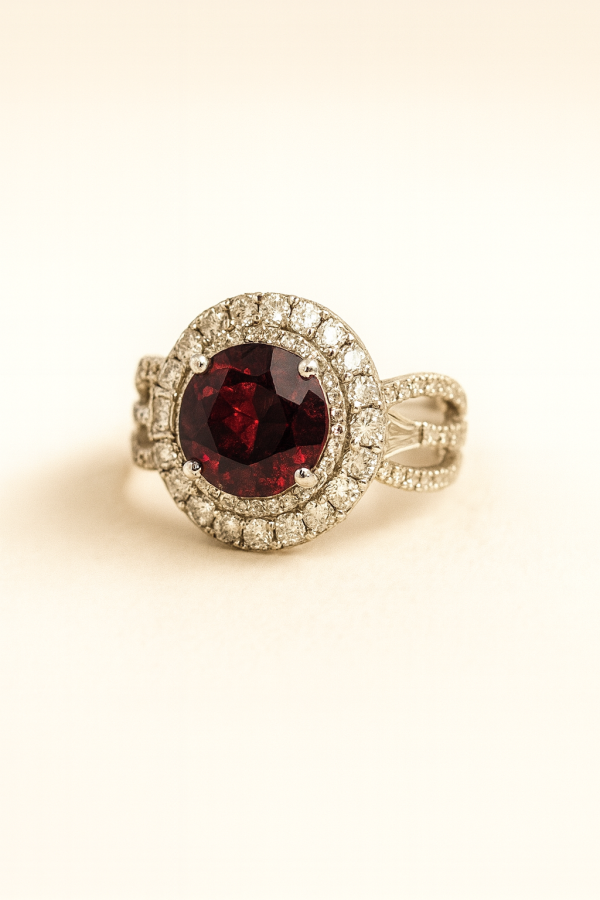 Crimson Radiance Ring