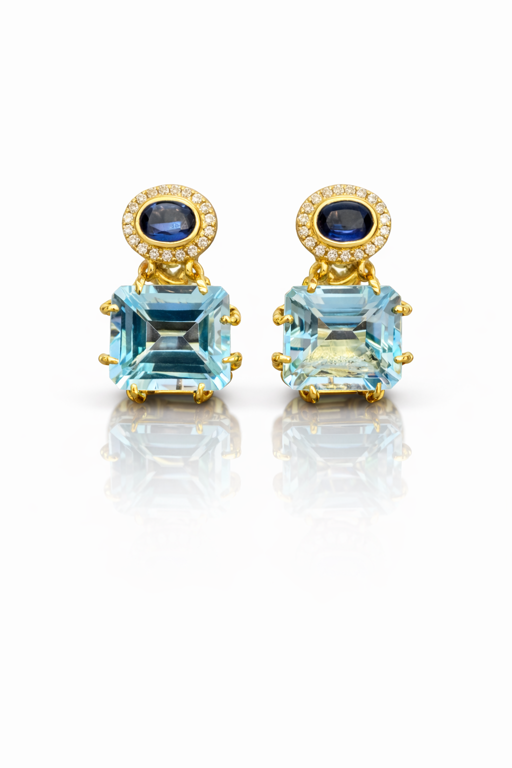 blue topaz earrings Azure Royale Earrings