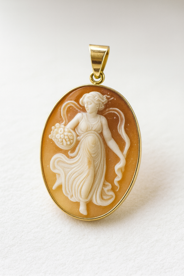 Primavera Cameo Pendant