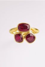 Crimson Trinity Ring