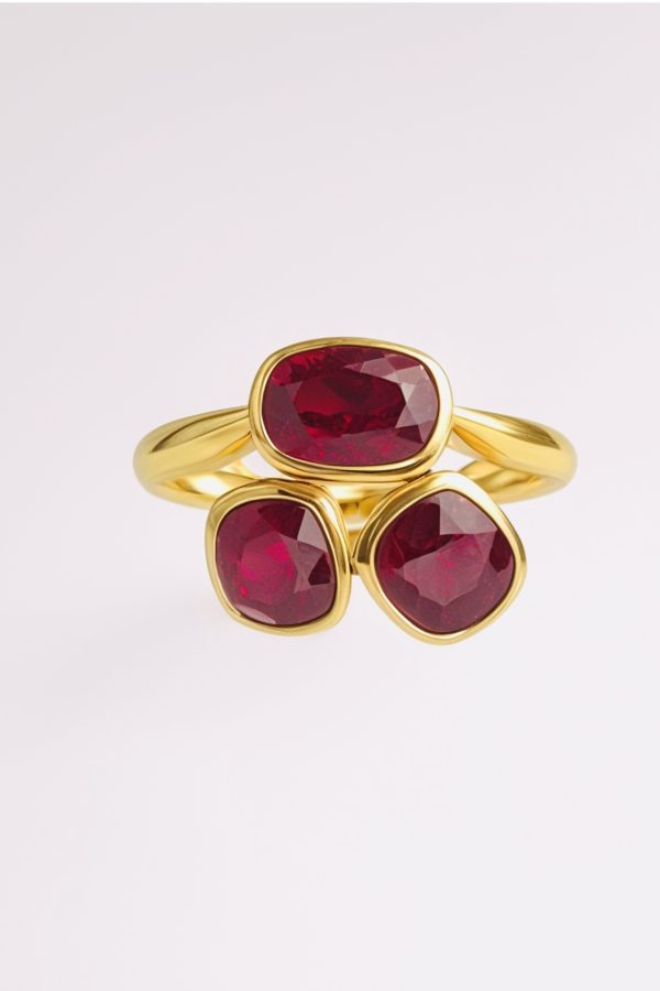 Crimson Trinity Ring