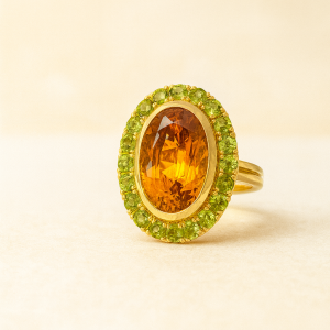 Crimson Radiance Earrings