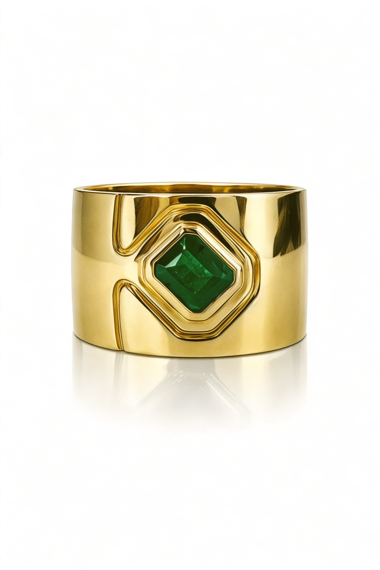 emerald ring Emerald Current Band