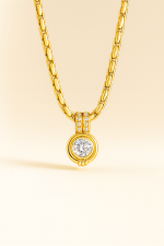 Aurelia Diamond Medallion Pendant