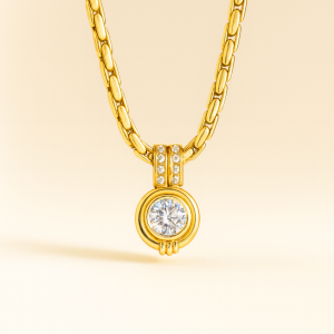 Aurelia Diamond Medallion Pendant