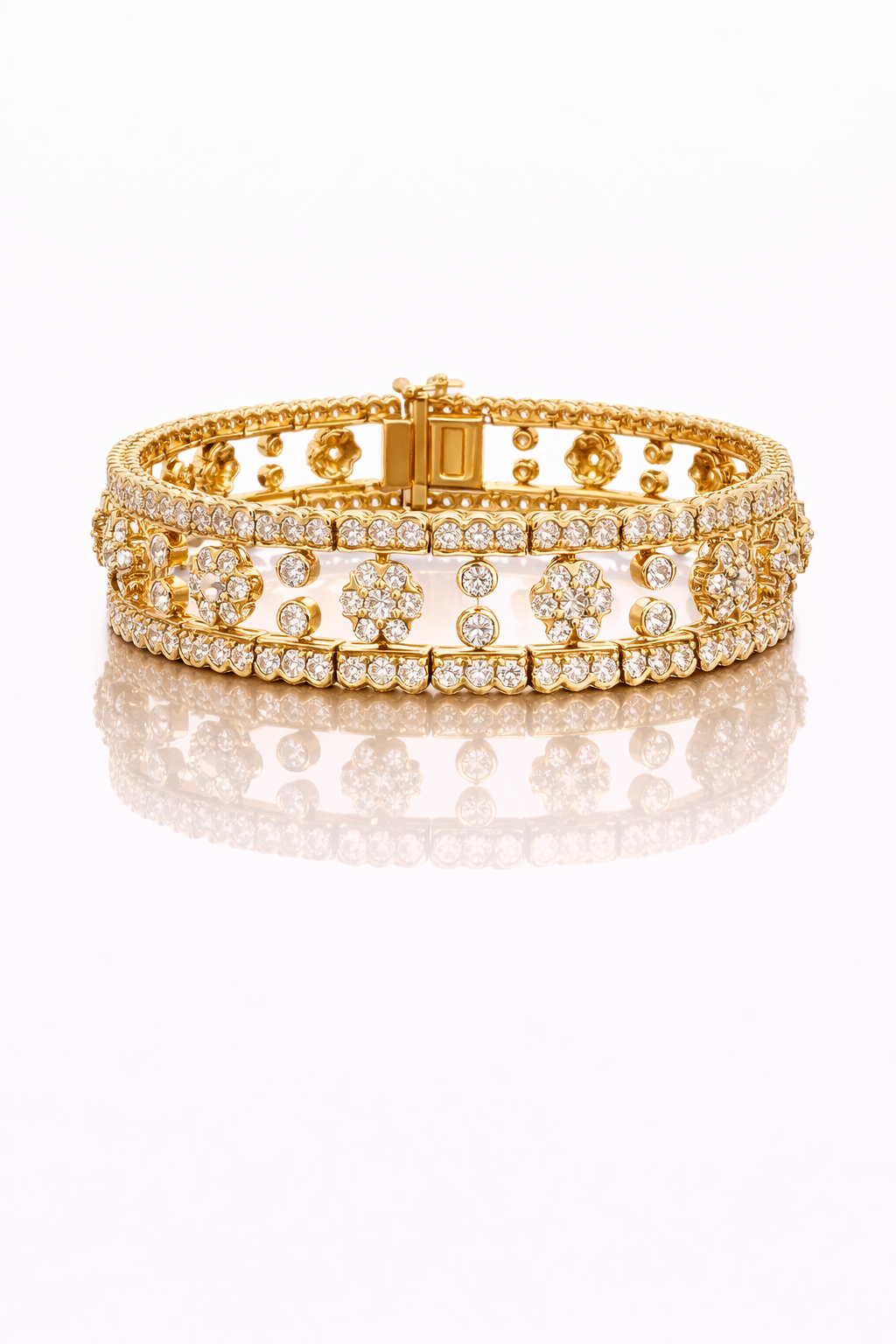 diamond bracelet Luminary Garden Diamond Cuff