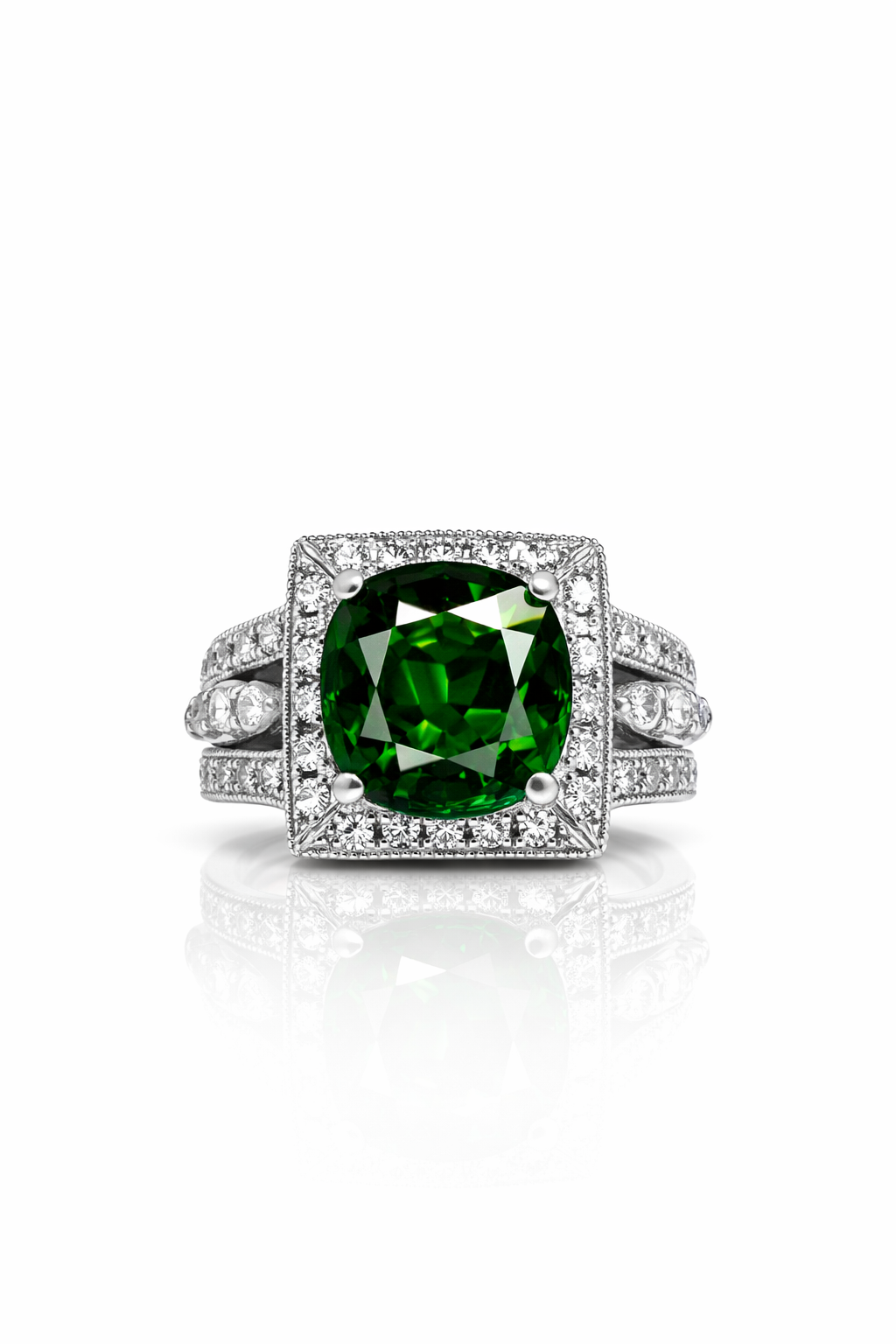 tourmaline ring Verdant Royale Diamond Ring