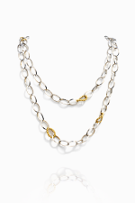 Aurelia Duet Link Necklace