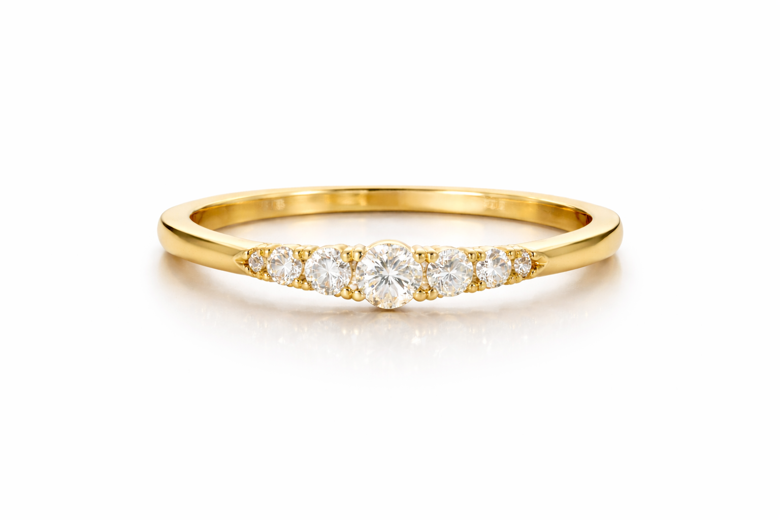 diamond band Aurelia Diamond Contour Band