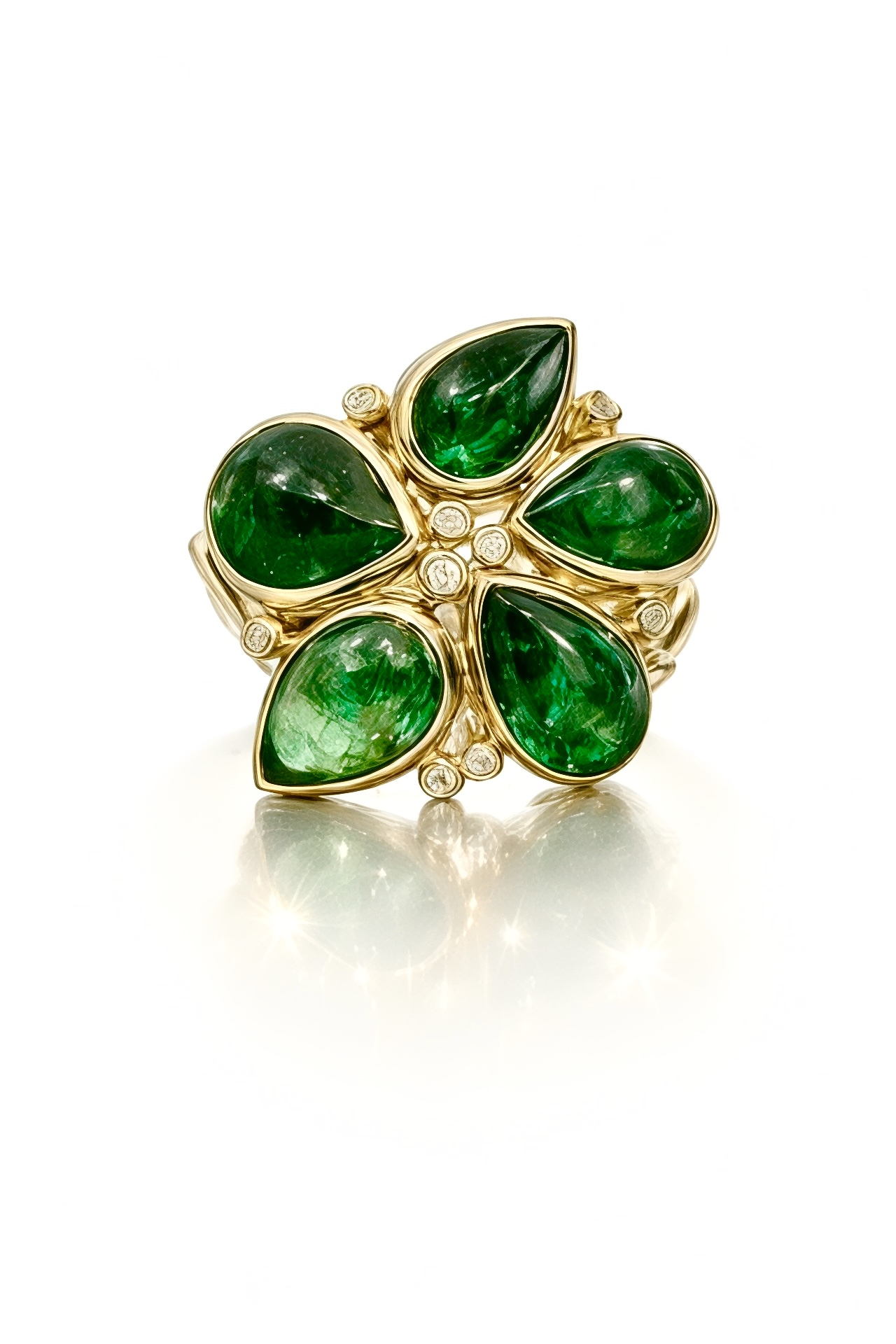emerald ring Emerald Fleur Royale Ring
