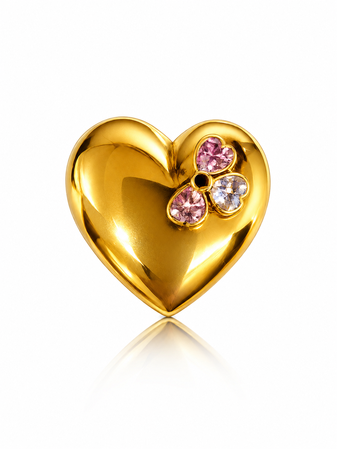heart pin Amour Blossom Heart Pin