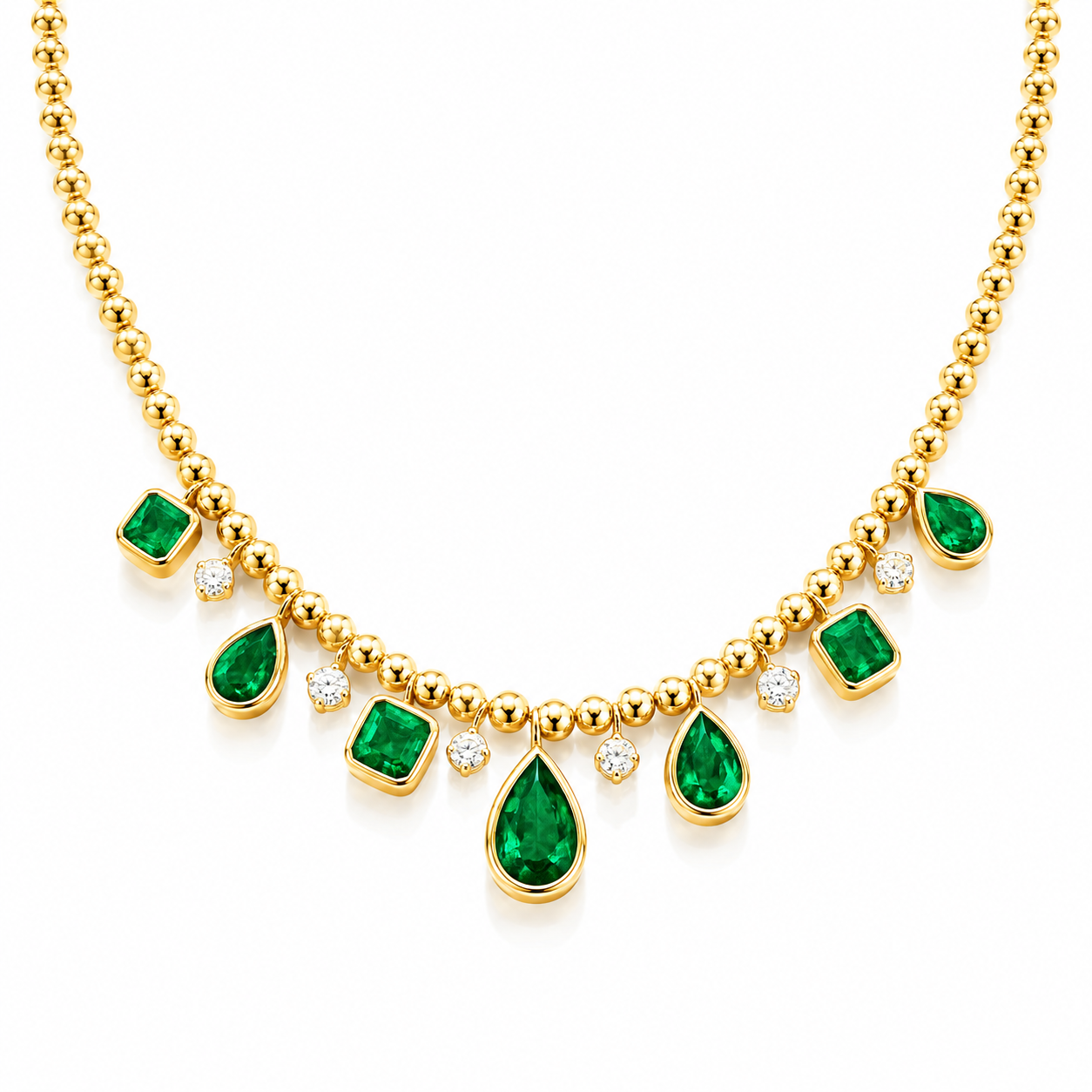 emerald necklace Isola Verde Necklace